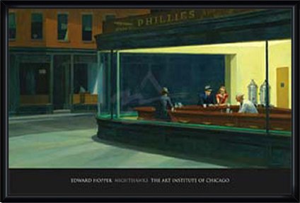 Amazon.co.jp: ポスター エドワード ホッパー ナイトホークス